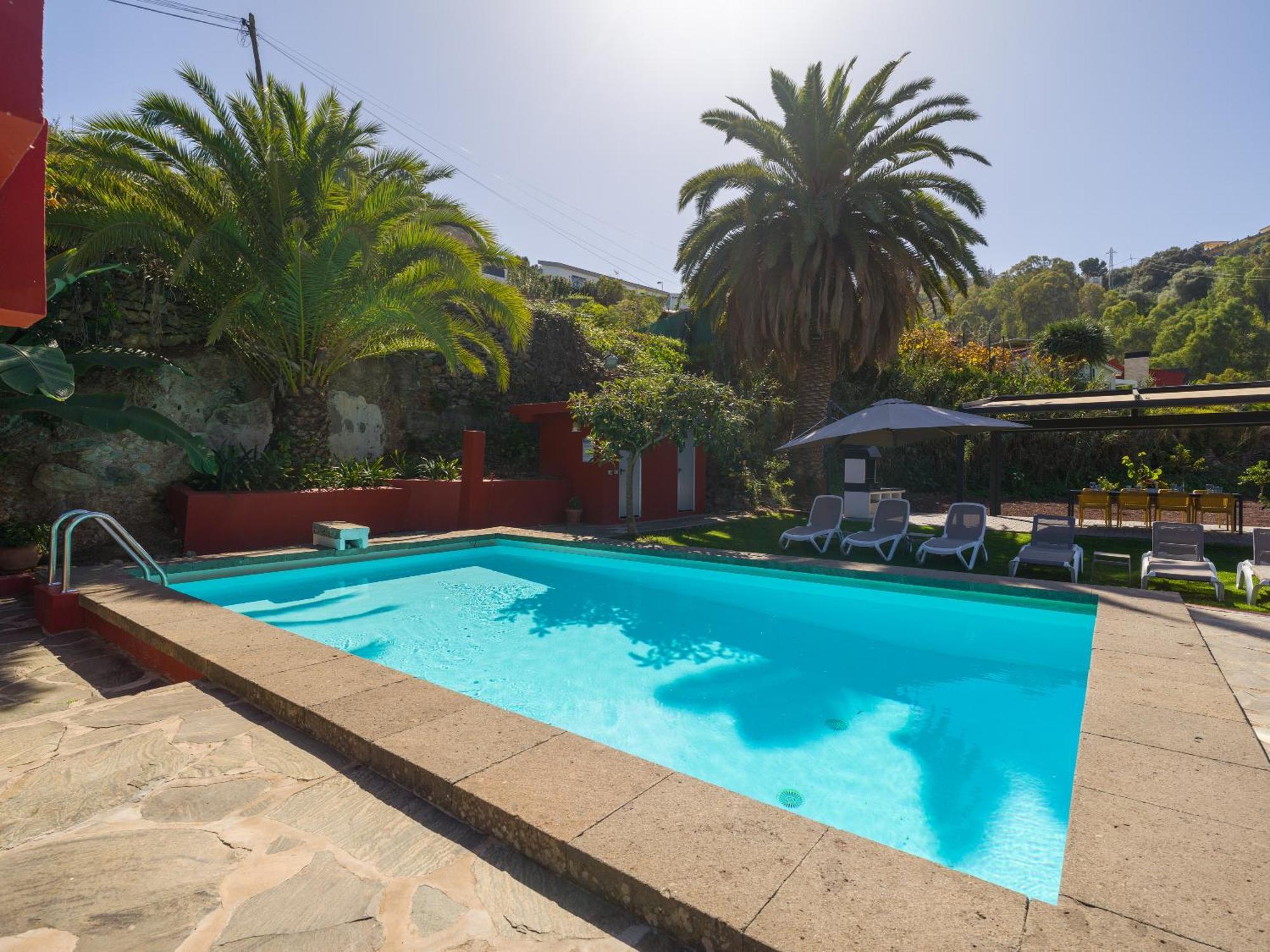 El Jardin De Santa Brigida With Private Pool, Sauna & Jacuzzi Villa Bagian luar foto