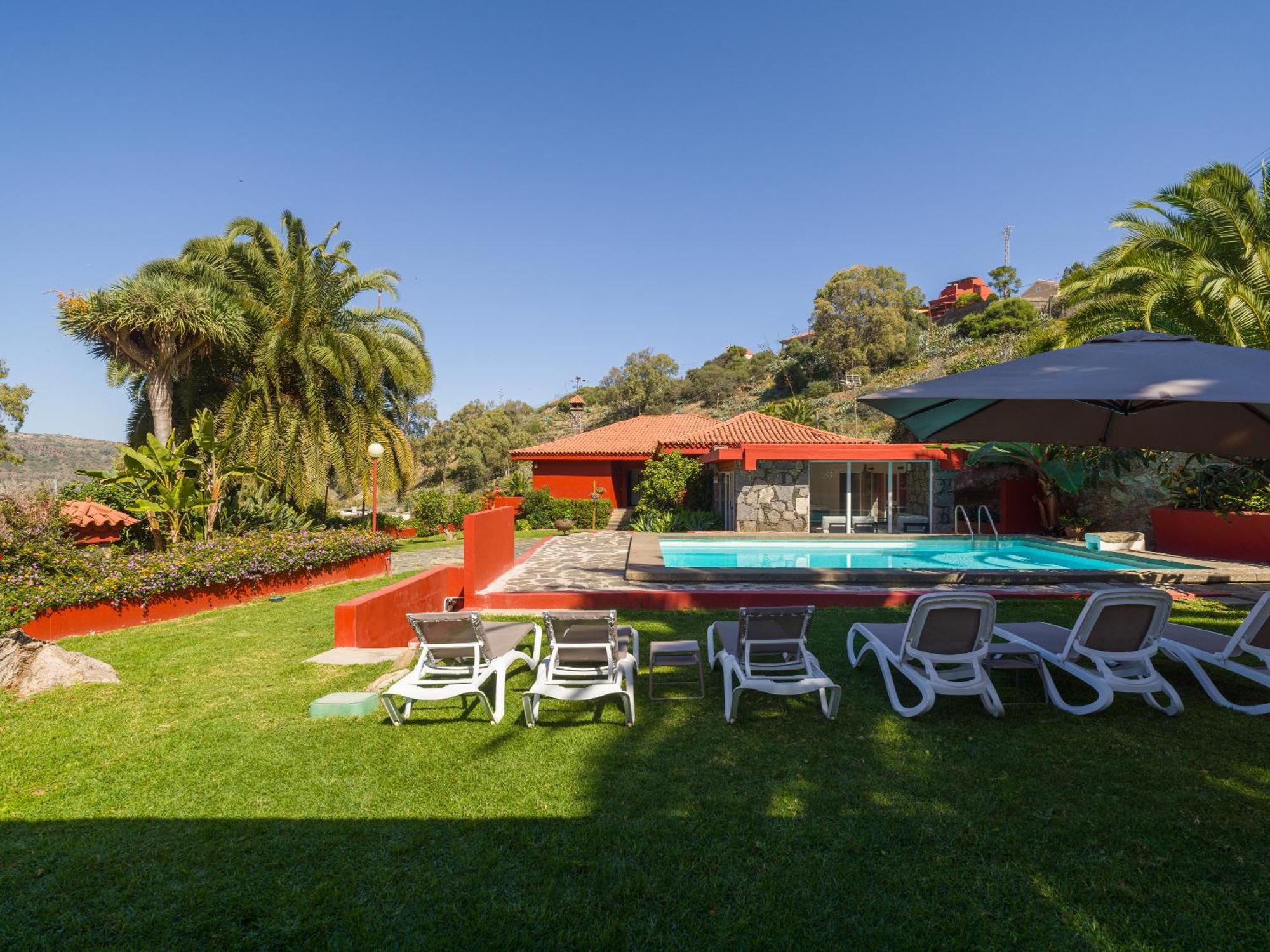 El Jardin De Santa Brigida With Private Pool, Sauna & Jacuzzi Bagian luar foto